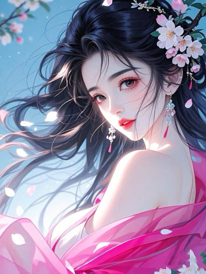 花作浪，月如舟楫渡苍茫