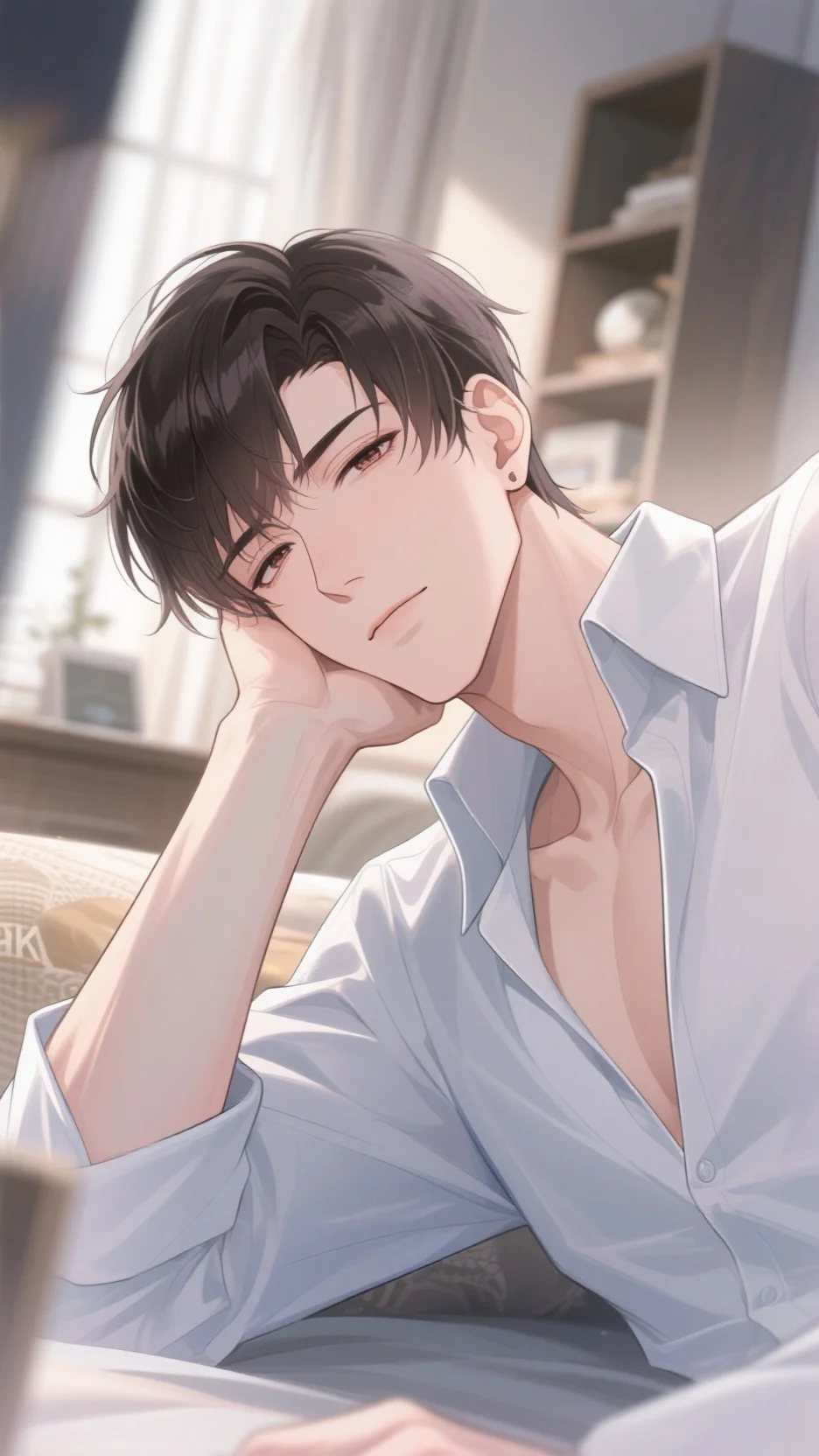 村长走近一看